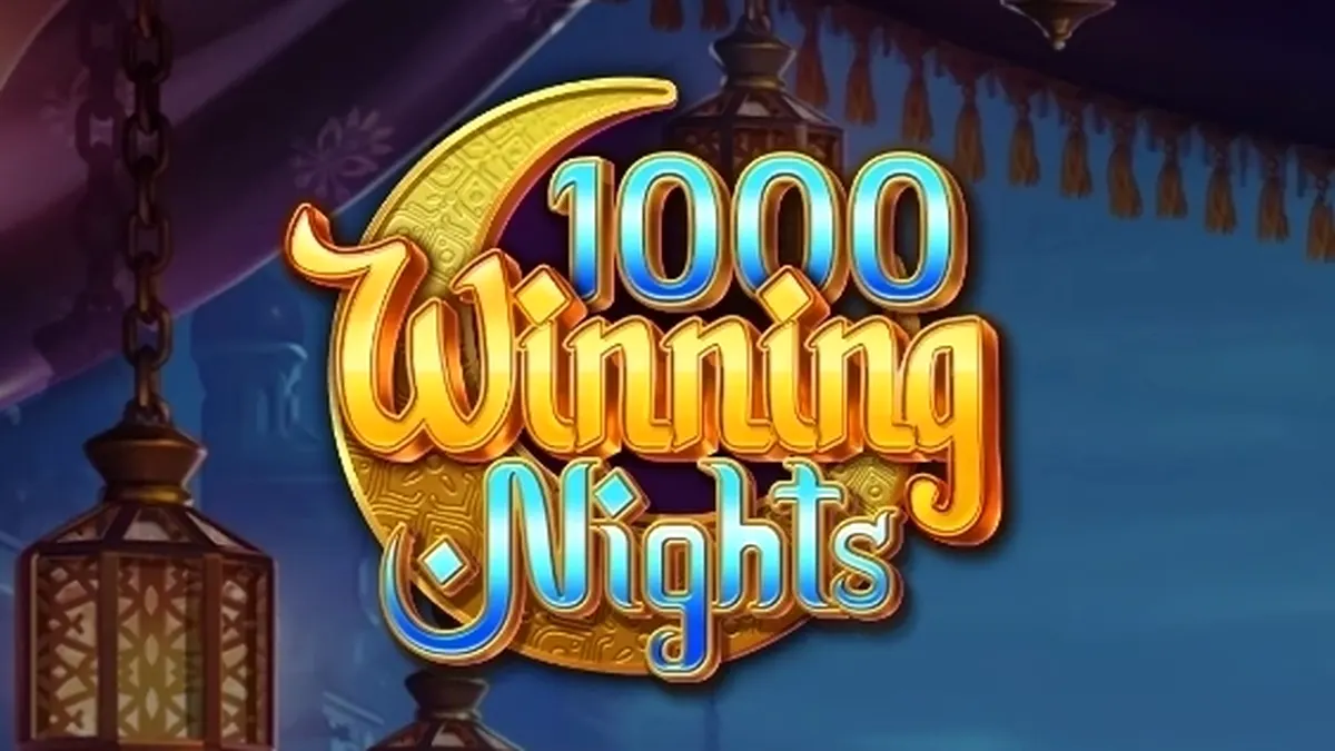 Interface visual do slot 1000 Winning Nights
