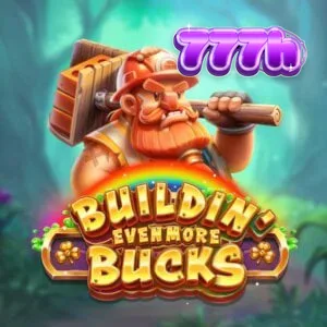 Personagens do jogo Buildin’ Even More Bucks em um canteiro de obras colorido